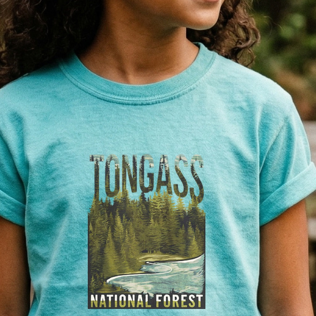 Tongass National Forest Kids Cotton T-Shirt
