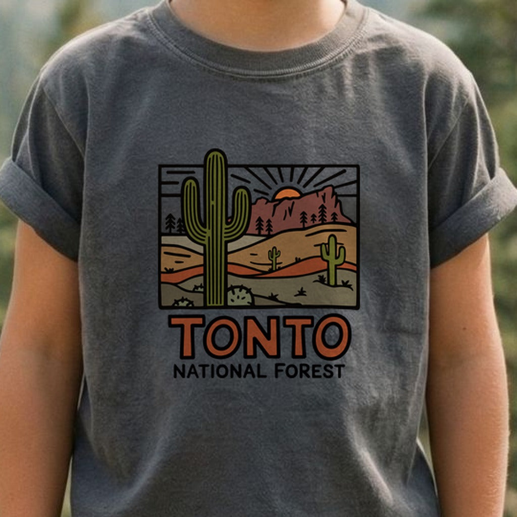 Tonto National Forest Kids Cotton T-Shirt
