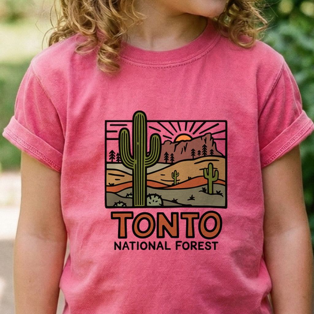 Tonto National Forest Kids Cotton T-Shirt