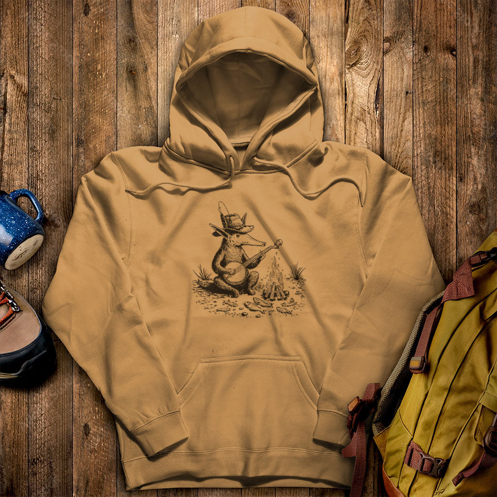 The Bardvark Aardvark Hoodie Mustard Adventure and Outdoors Themed Hoodie