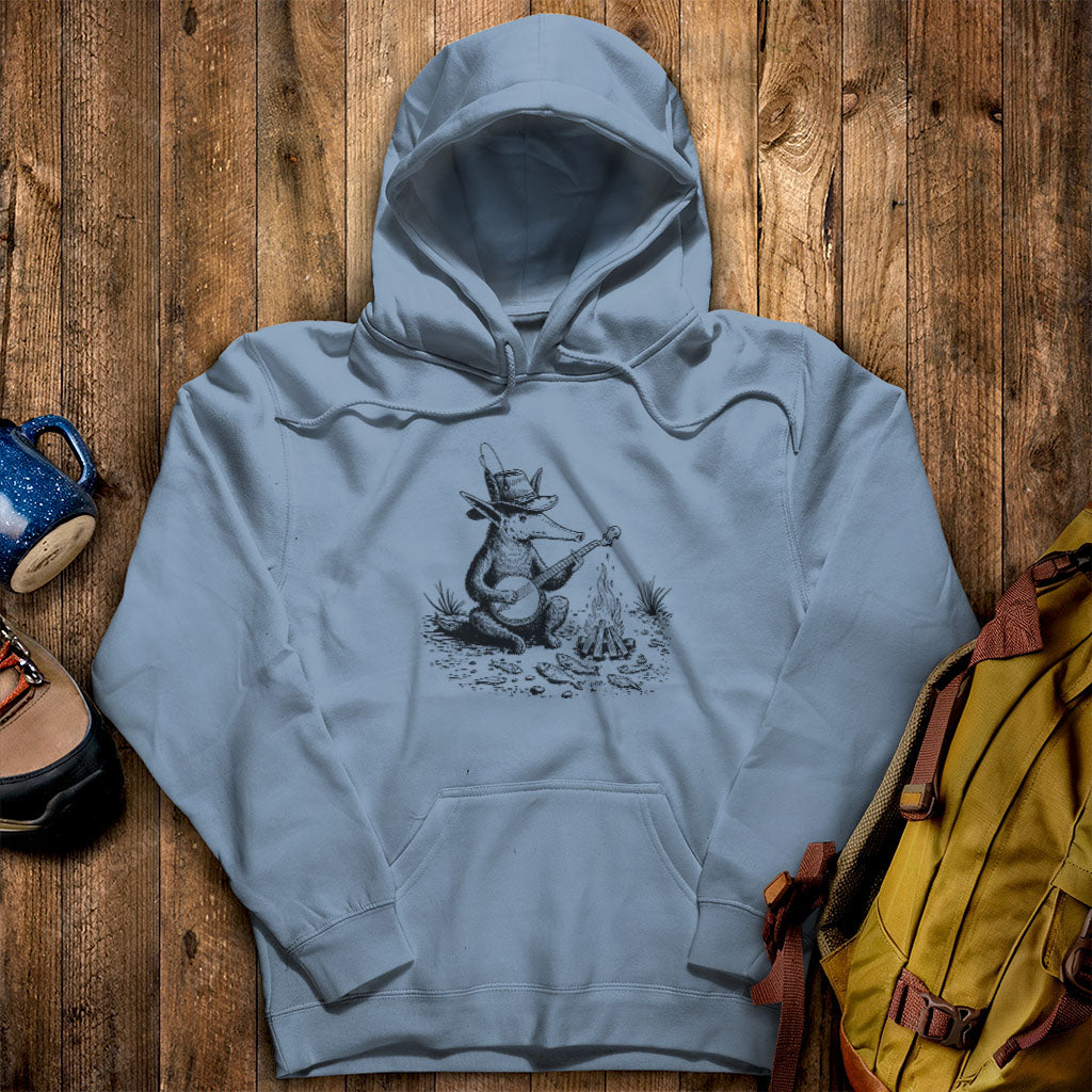 The Bardvark Aardvark Hoodie Stone Blue Adventure and Outdoors Themed Hoodie