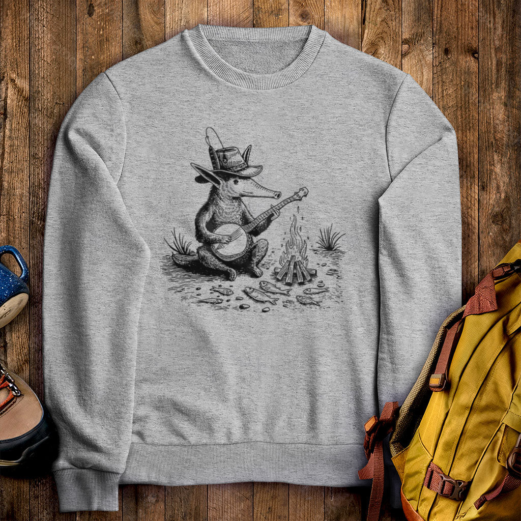 The Bardvark Aardvark Crewneck Sweatshirt Sport Grey Adventure and Outdoors Themed Sweatshirt
