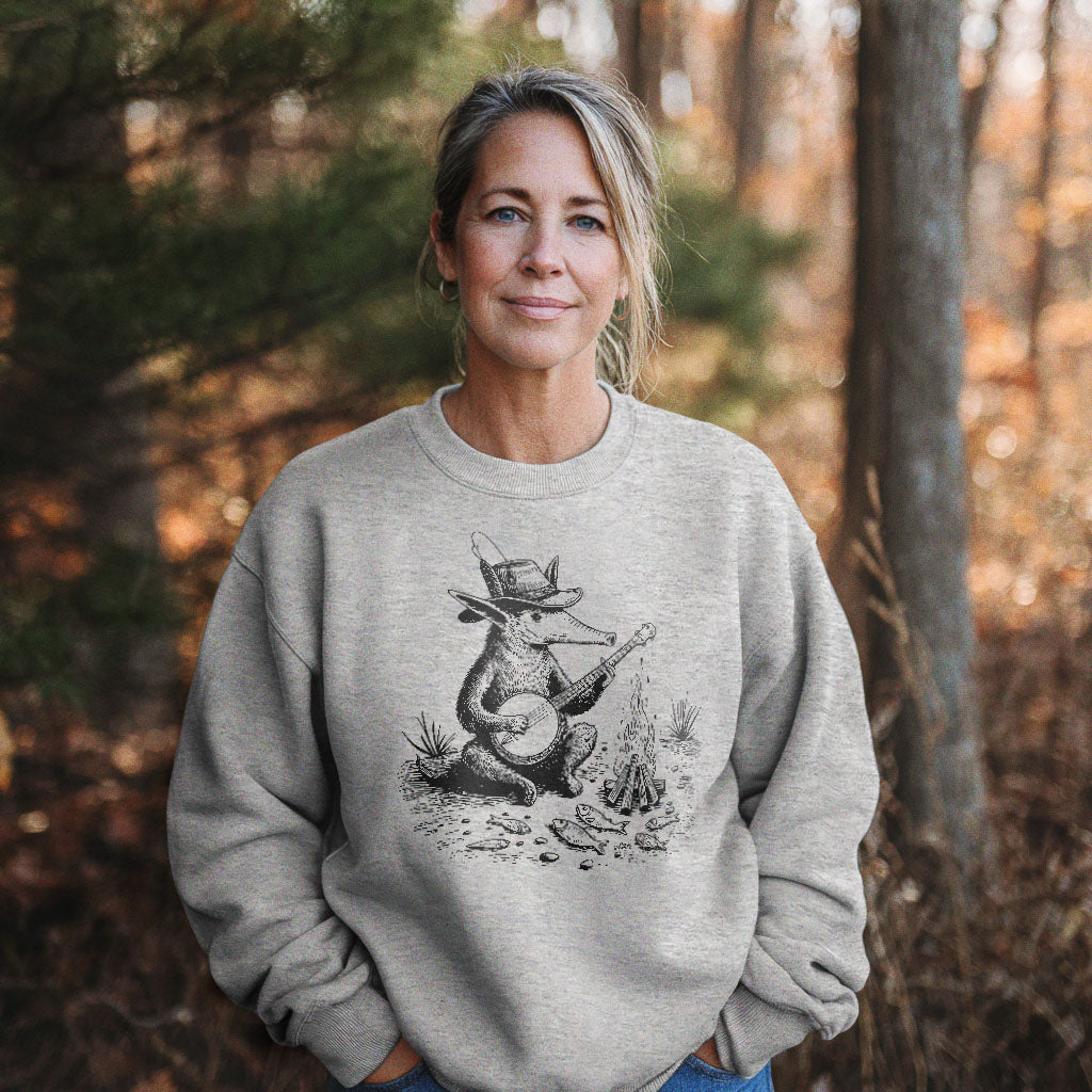 The Bardvark Aardvark Crewneck Sweatshirt Adventure and Outdoors Themed Sweatshirt