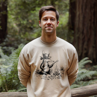 The Bardvark Aardvark Crewneck Sweatshirt Adventure and Outdoors Themed Sweatshirt