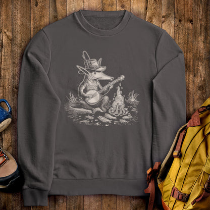 The Bardvark Aardvark Crewneck Sweatshirt Charcoal Adventure and Outdoors Themed Sweatshirt