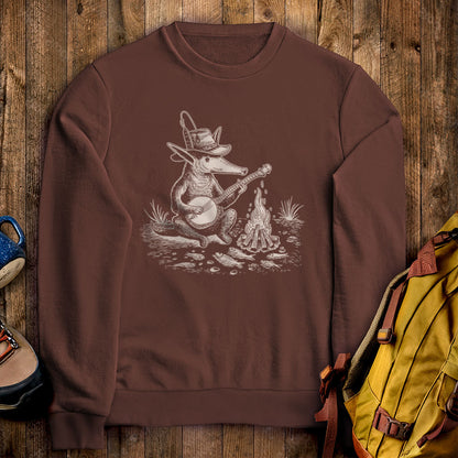 The Bardvark Aardvark Crewneck Sweatshirt Cocoa Adventure and Outdoors Themed Sweatshirt