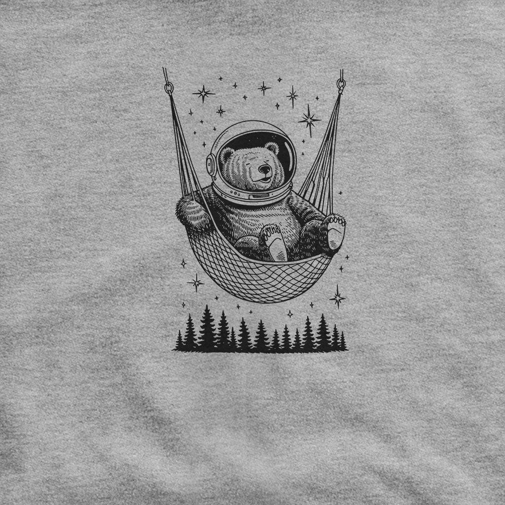 The Napstronaut Bear Hoodie Adventure and Outdoors Themed Hoodie