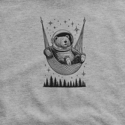 The Napstronaut Bear Hoodie Adventure and Outdoors Themed Hoodie