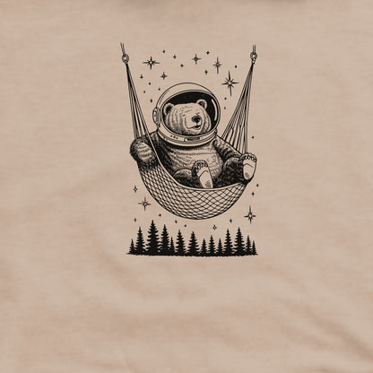 The Napstronaut Bear Crewneck Sweatshirt Adventure and Outdoors Themed Sweatshirt