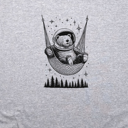 The Napstronaut Bear Crewneck Sweatshirt Adventure and Outdoors Themed Sweatshirt