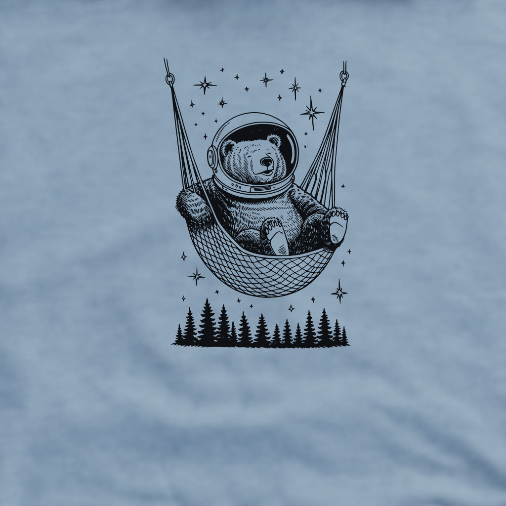 The Napstronaut Bear Crewneck Sweatshirt Adventure and Outdoors Themed Sweatshirt