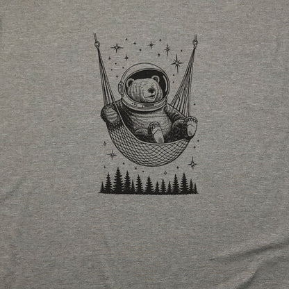 The Napstronaut Bear T-Shirt Adventure and Outdoors Themed T-Shirt
