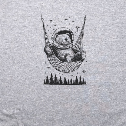 The Napstronaut Bear T-Shirt Adventure and Outdoors Themed T-Shirt
