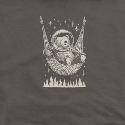 The Napstronaut Bear Hoodie Adventure and Outdoors Themed Hoodie