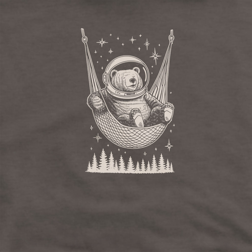 The Napstronaut Bear Crewneck Sweatshirt Adventure and Outdoors Themed Sweatshirt