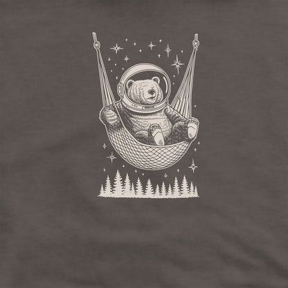 The Napstronaut Bear Crewneck Sweatshirt Adventure and Outdoors Themed Sweatshirt