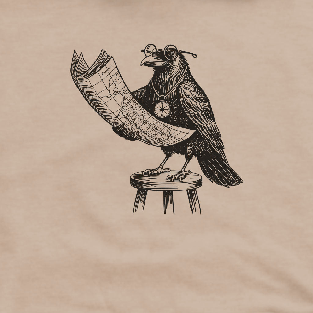 The Routician Crow Hoodie Adventure and Outdoors Themed Hoodie