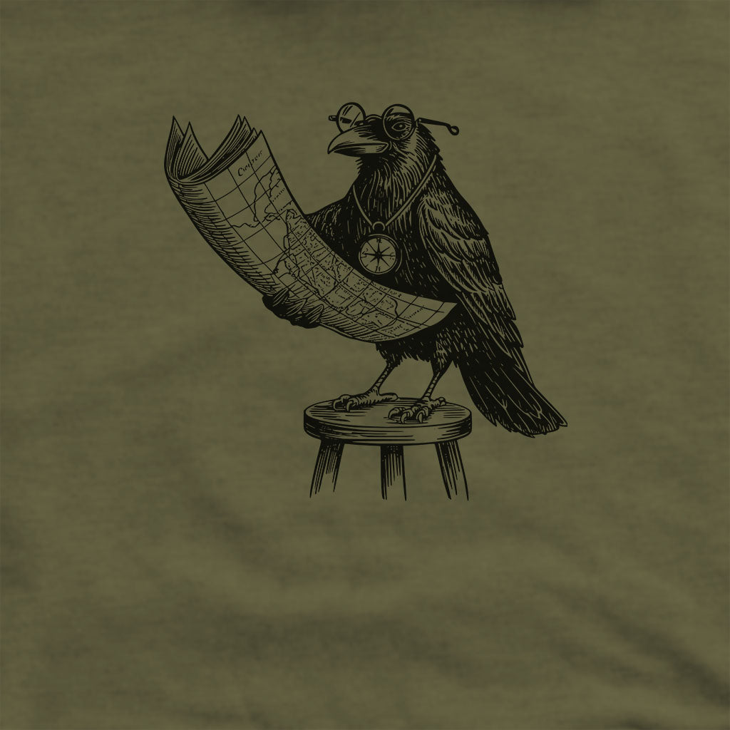 The Routician Crow Hoodie Adventure and Outdoors Themed Hoodie