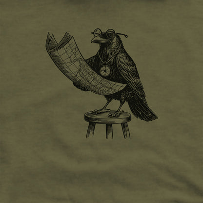 The Routician Crow Hoodie Adventure and Outdoors Themed Hoodie