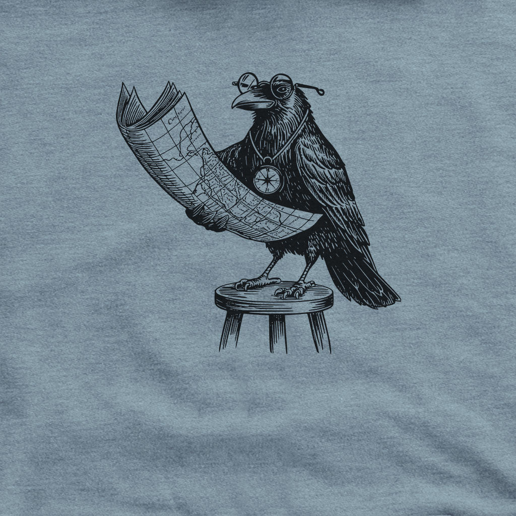 The Routician Crow Hoodie Adventure and Outdoors Themed Hoodie