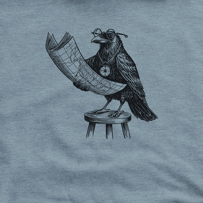 The Routician Crow Hoodie Adventure and Outdoors Themed Hoodie