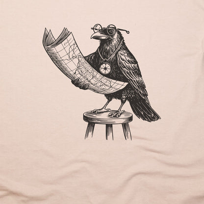 The Routician Crow T-Shirt Adventure and Outdoors Themed T-Shirt