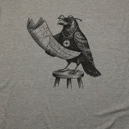 The Routician Crow T-Shirt Adventure and Outdoors Themed T-Shirt