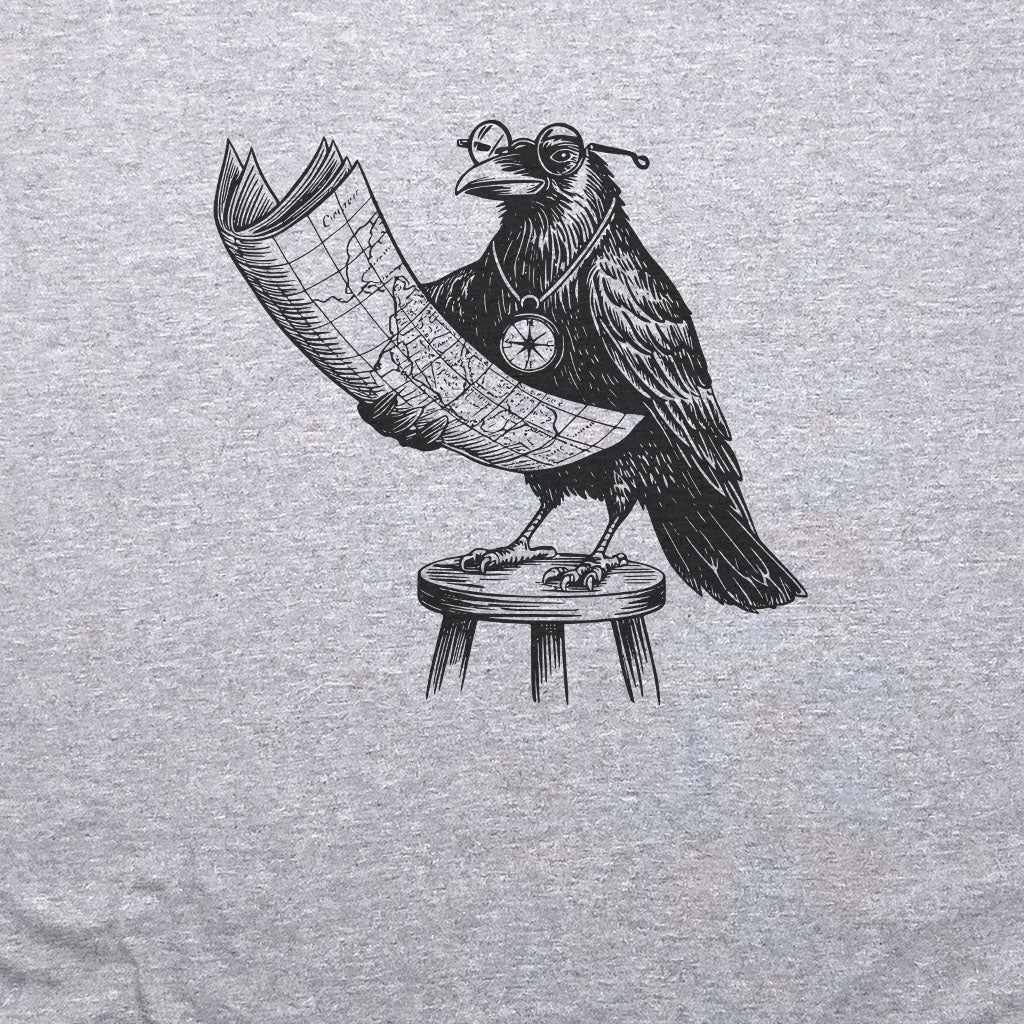 The Routician Crow T-Shirt Adventure and Outdoors Themed T-Shirt