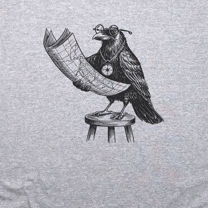 The Routician Crow T-Shirt Adventure and Outdoors Themed T-Shirt