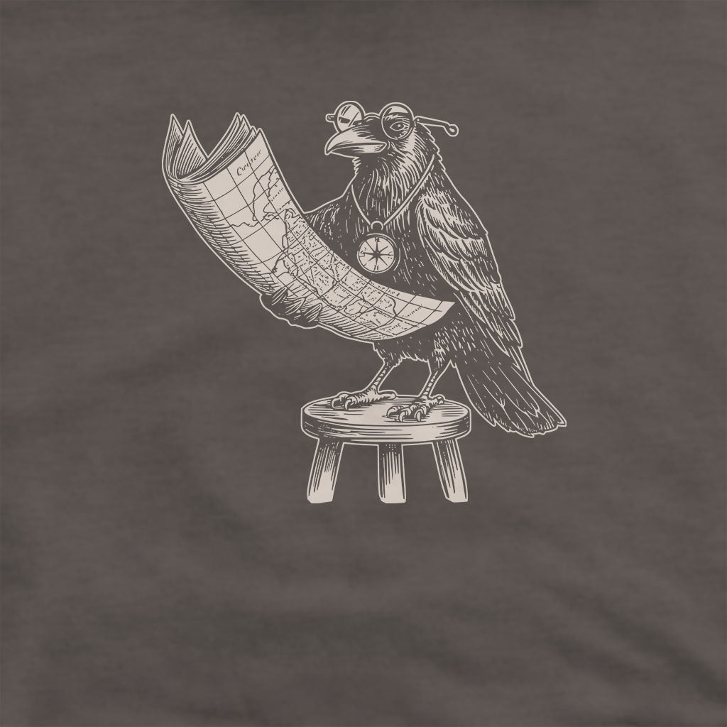 The Routician Crow Hoodie Adventure and Outdoors Themed Hoodie