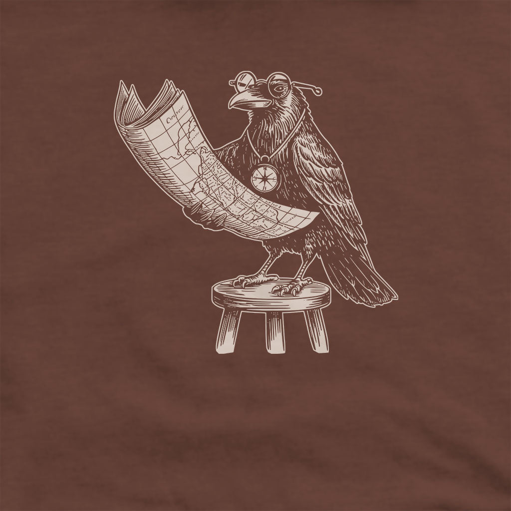 The Routician Crow Hoodie Adventure and Outdoors Themed Hoodie