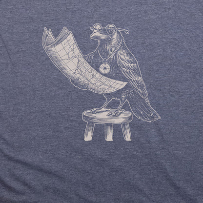 The Routician Crow T-Shirt Adventure and Outdoors Themed T-Shirt