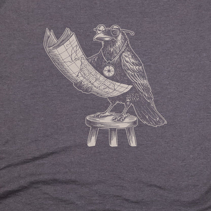 The Routician Crow T-Shirt Adventure and Outdoors Themed T-Shirt