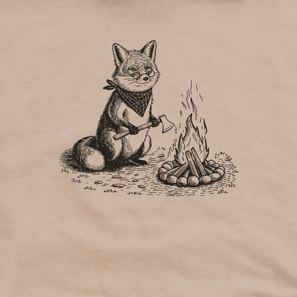 The Pyrofessor Fox Hoodie Adventure and Outdoors Themed Hoodie
