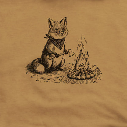 The Pyrofessor Fox Hoodie Adventure and Outdoors Themed Hoodie