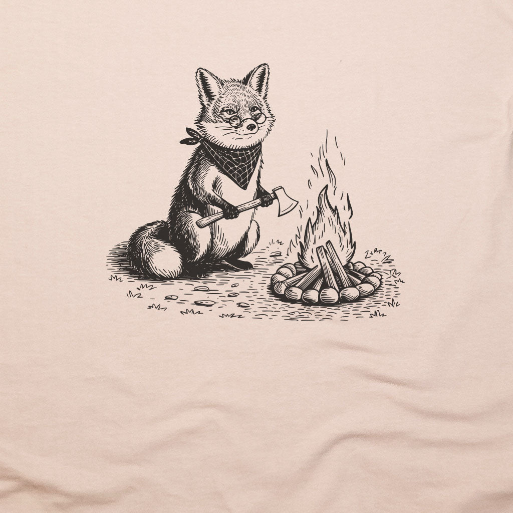 The Pyrofessor Fox T-Shirt Adventure and Outdoors Themed T-Shirt