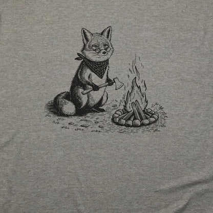 The Pyrofessor Fox T-Shirt Adventure and Outdoors Themed T-Shirt