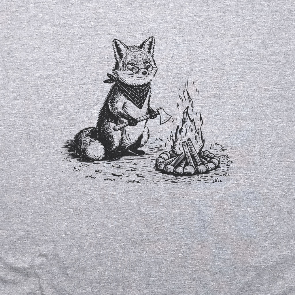The Pyrofessor Fox T-Shirt Adventure and Outdoors Themed T-Shirt