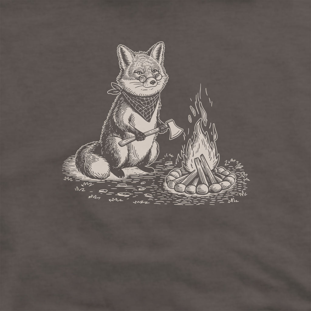 The Pyrofessor Fox Hoodie Adventure and Outdoors Themed Hoodie