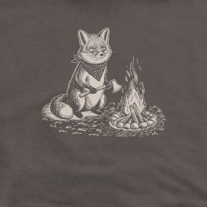 The Pyrofessor Fox Hoodie Adventure and Outdoors Themed Hoodie