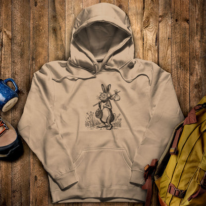The Barehemian Hare Hoodie Sand Adventure and Outdoors Themed Hoodie