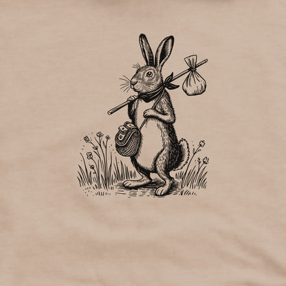 The Barehemian Hare Crewneck Sweatshirt Adventure and Outdoors Themed Sweatshirt
