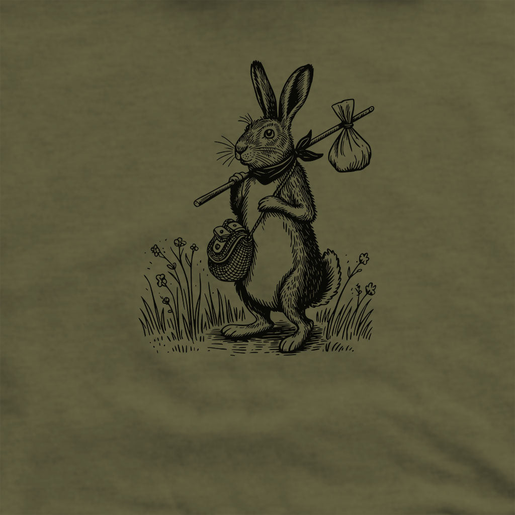 The Barehemian Hare Crewneck Sweatshirt Adventure and Outdoors Themed Sweatshirt