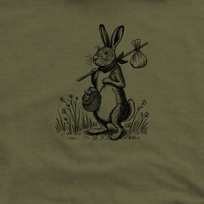 The Barehemian Hare Crewneck Sweatshirt Adventure and Outdoors Themed Sweatshirt
