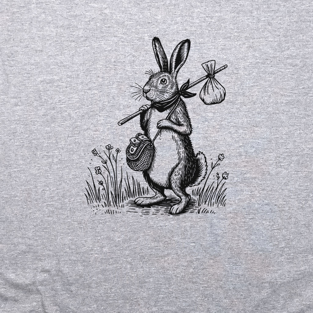 The Barehemian Hare Crewneck Sweatshirt Adventure and Outdoors Themed Sweatshirt