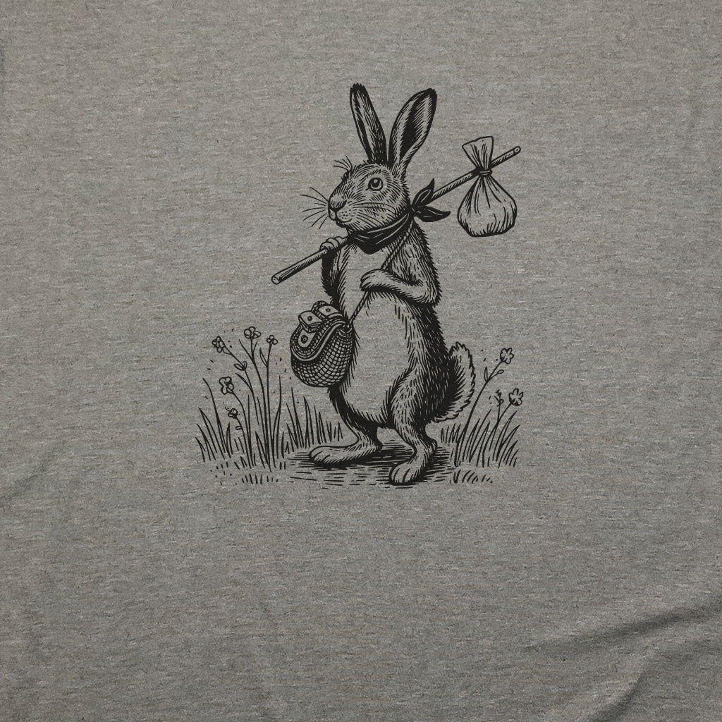 The Barehemian Hare T-Shirt Adventure and Outdoors Themed T-Shirt