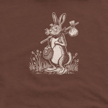 The Barehemian Hare Crewneck Sweatshirt Adventure and Outdoors Themed Sweatshirt