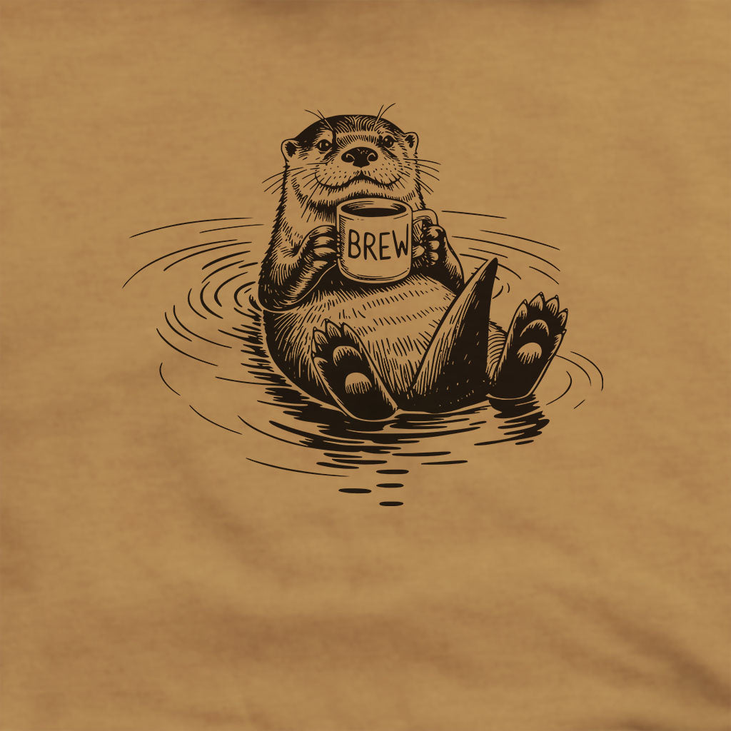 The Hoptimist Otter Hoodie Adventure and Outdoors Themed Hoodie