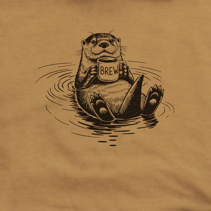 The Hoptimist Otter Hoodie Adventure and Outdoors Themed Hoodie