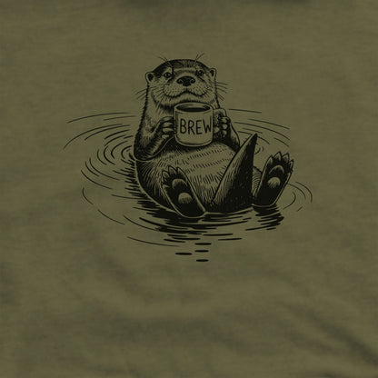 The Hoptimist Otter Hoodie Adventure and Outdoors Themed Hoodie